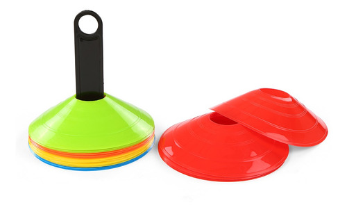 25pcs Agility Disc Cono Set Multi Sport Training Space Conos