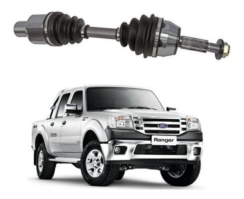 Semieixo Ford Ranger 2.8/3.0 4x4 2005 A 2012 Lado Direito