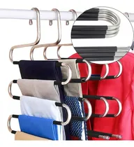 Comprar Perchas Plegable Organizador De Pantalones Antideslizantes