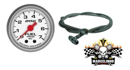 Manômetro Fuel Drag + Kit Pressão Combustivel Aeroquipe