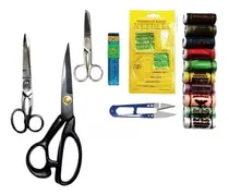 Comprar Set 3 Tijeras Modista Costura Sastre Agujas Cm Hilos  Kaos  