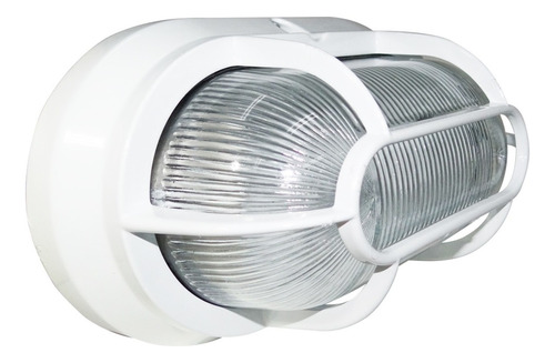 Luminária Em Alumínio/policarbonato Para Saunas Sodramar Cor Branco 110V/220V