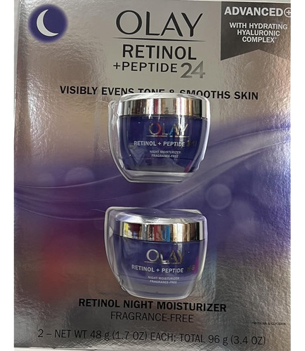 Olay Retinol + Peptide 24 Crema Hidratante De Noche Sin Frag