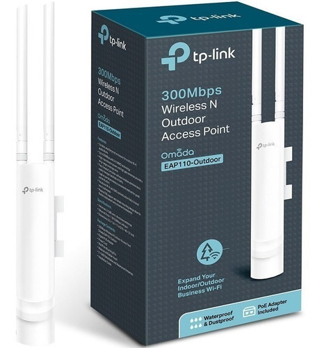 Tp -link Eap110- Al Aire Libre V3 N300 Largo Alcance 11n 2.4