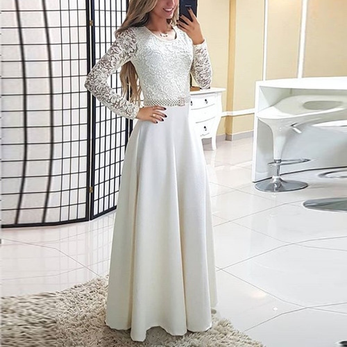 vestidos longos para casamento civil