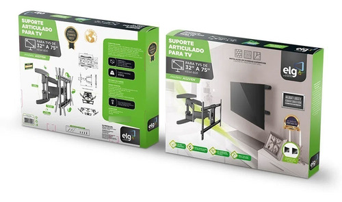 Suporte De Parede P/ Tv/monitor De 32 Até 75 - A02v6n