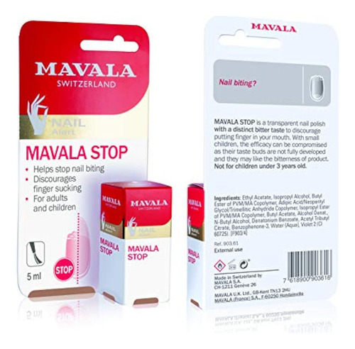 Esmalte Para Dejar De Morderse Las Uñas Mavala