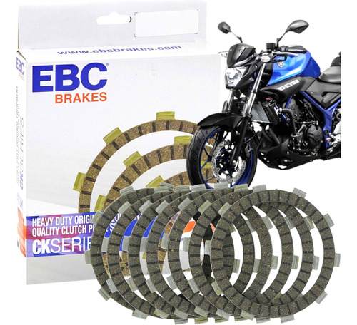 Disco Embreagem Ebc Yamaha Mt03 Mt-03 2016 2017 2018 2019