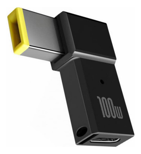 Convertidor De Enchufe Usb C Hembra A Pd Cuadrado De 100 W,