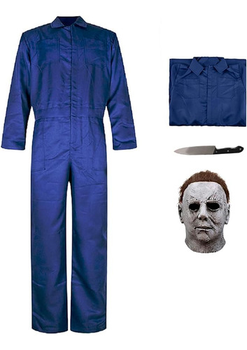 Disfraz Michael Myers 2022 Halloween Con Cuchillo Y Accesori