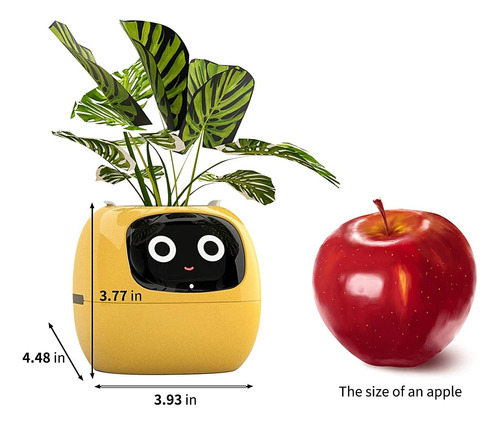 Maceta Robot Con Inteligencia Artificial Plant Ivy Amarilla