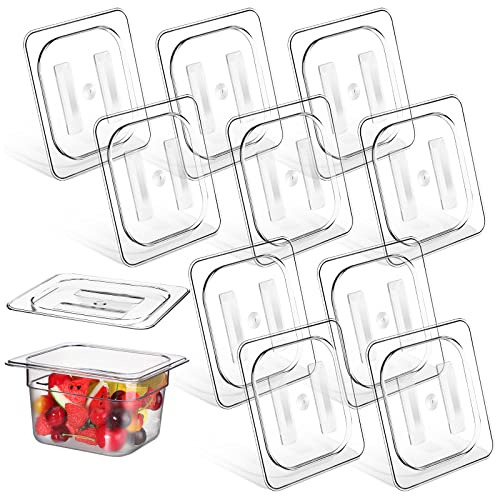 Tapa De Policarbonato Para Recipiente De Alimentos, 1/6 Size