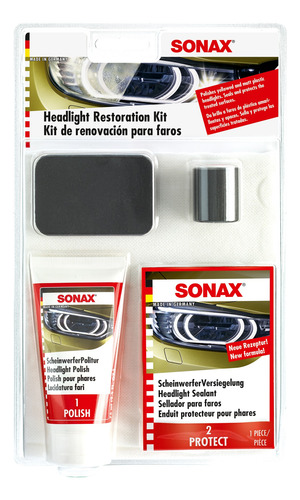 Kit Renovador De Opticos - Focos Sonax 85 Ml