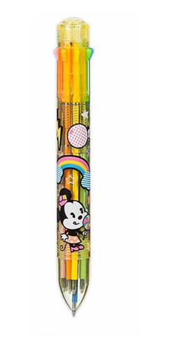 Mickey Y Minnie Mouse Lapicero 8 Colores  Disney Store