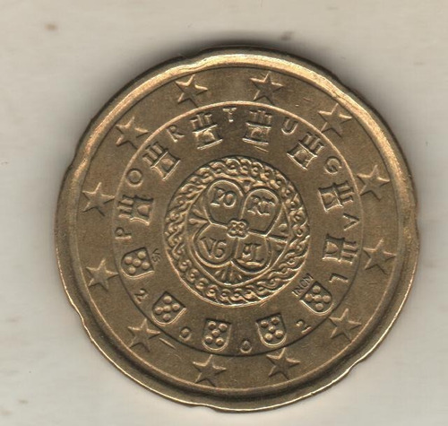 Portugal Moneda De 20 Eurocents Año 2002 - Km 744 - Unc