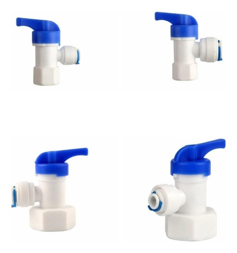 1 Valvula Tanque Filtro De Agua Osmosis 3/8 Hembra X 3/8 Qc