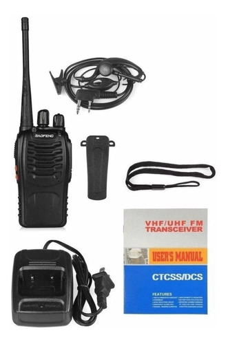 Radio Portátil Transmisor Baofeng Walkie Talkie