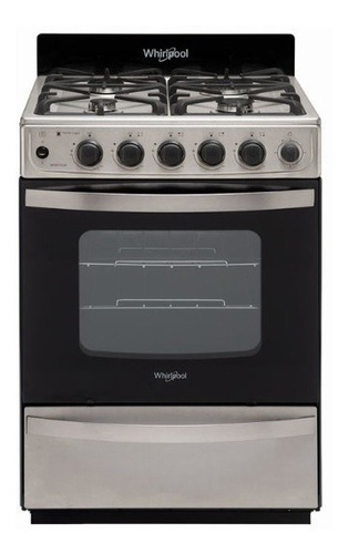 Cocina Whirlpool A Gas Wfx57di 56cm Inox