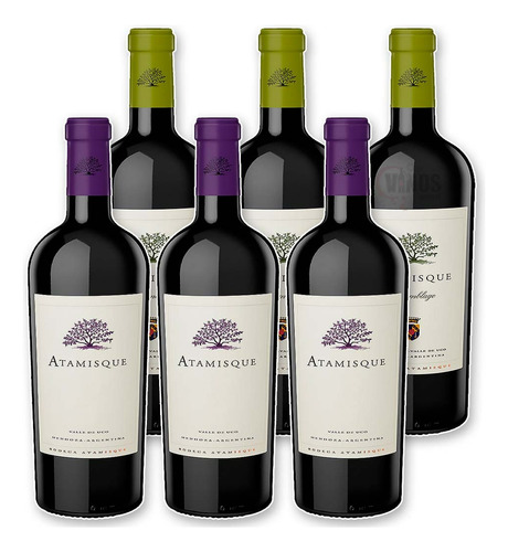 Vino Atamisque Malbec X3 + Assemblage X3 Bodega Atamisque