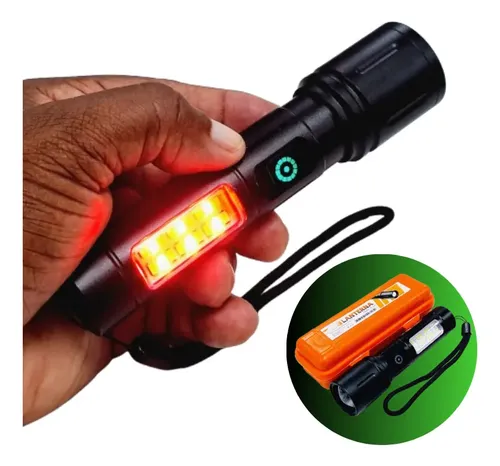 Lanterna Super Potente Inova Multifuncional Kv-742 Tática