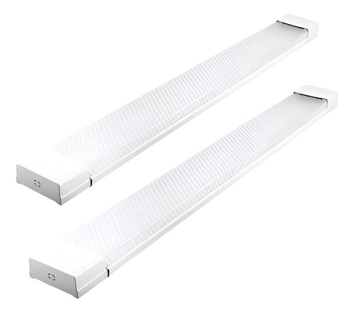 Tubos Led 120cm Canaleta 2 Unidades Led Luz Canoa Plana Tubo Led 48w / Tubos Led 120cm Canaleta Led Luz Canoa Plana Tubo Led Qatarshop Tubo Led Empavonado Plano Canoa Led Plana Ampolleta 