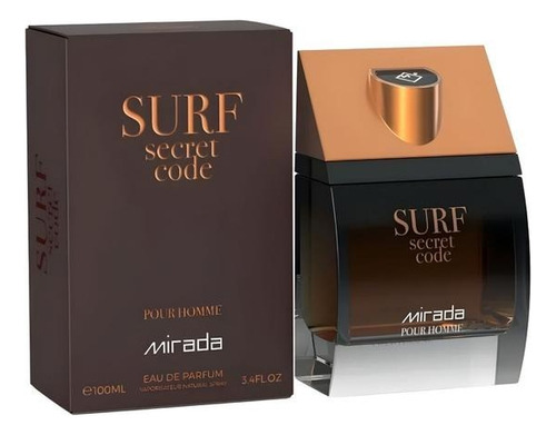 Perfume para hombre Mirada Surf Secret Code Edp, 100 ml