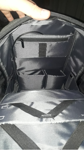 Imagen 5 de 10 de Mochila Antirrobo Xddesing Bobby Casual Color Negra