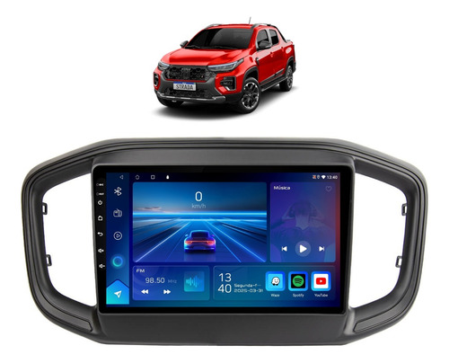 Kit Multimidia Strada Freedom 2025 Android 14 Carplay 64gb
