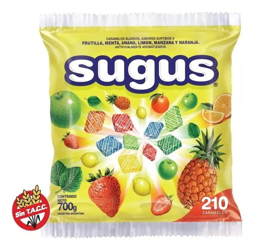 Sugus Caramelos Pack X 700gr - Compañía De Golosinas