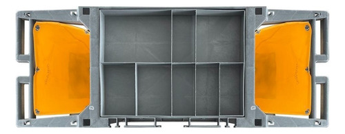 Carrito Para Camarista Gris Con Doble Bolsa