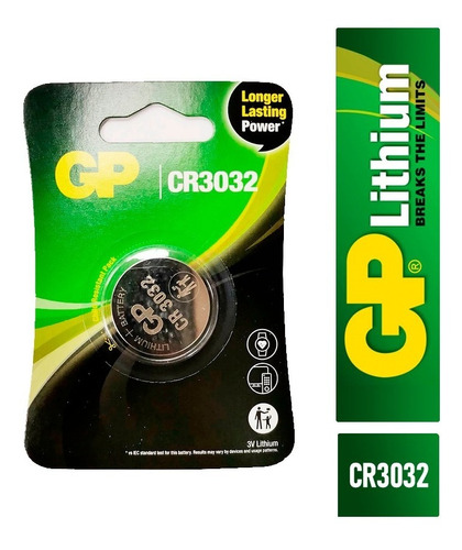 Pïla Botón Cr3032 Gp Lithium®  3 Volt