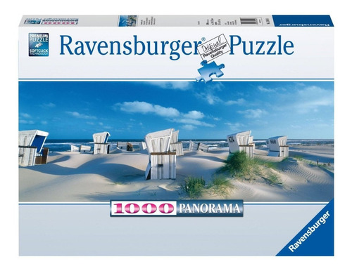 Rompecabezas Ravensburger De 1000 Piezas: Sillas En La Playa