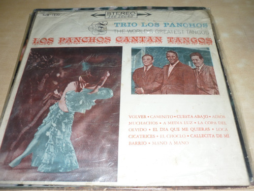 Vinilo Trio Los Panchos Cantan Tangos Rojo Rarisimo