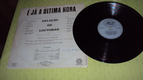 Lp .seleção De Louvores É Jà A Ultima.evangélico/gospel.