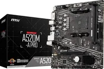 Comprar Placa Msi A520m-a Pro Socket Am4 A520 Hdmi 64gb Ddr4 Usb 3.0