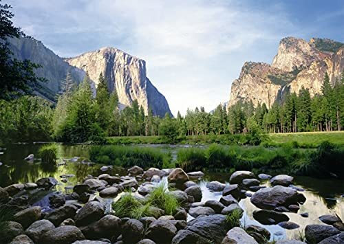 Rompecabezas Ravensburger Yosemite Valley De 1000 Piezas
