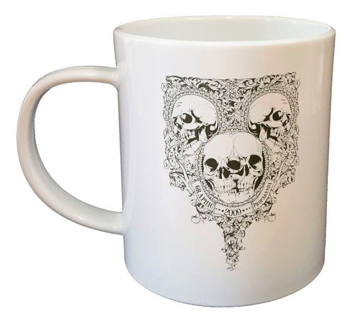 Taza De Plastico Skulls Graphic Art 2009 Design