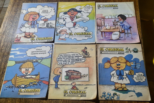 Lote 6 Revistas Suplemento El Escolar El Diario 1988 