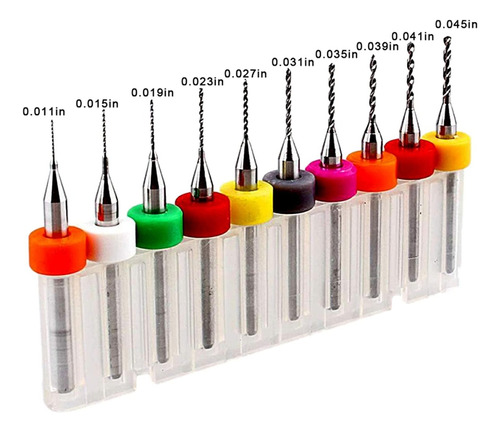 Juego De Mechas De Carburo Para Cnc 