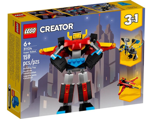 Lego 31124 Creator - Robot Invencible 159pz 3 En 1 - Premium