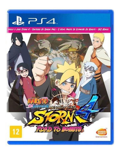 Naruto Ninja Storm 4 Road Boruto Ps4 Mídia Física Português