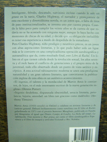 Imagen 2 de 2 de El Libro De Rachel * Martin Amis * Anagrama *