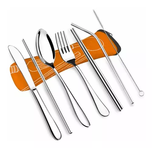 palitinho japones hashi colher garfo + porta talher jogo talher kit 5 peças  inox