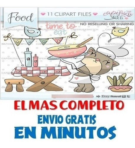 Pack Imágenes Hd Clipart Deliciosa Comida Picnic Caperuza