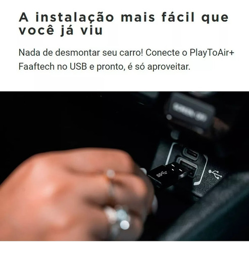 Espelhamento Play To Air+ Faatech Com Sistema Carplay