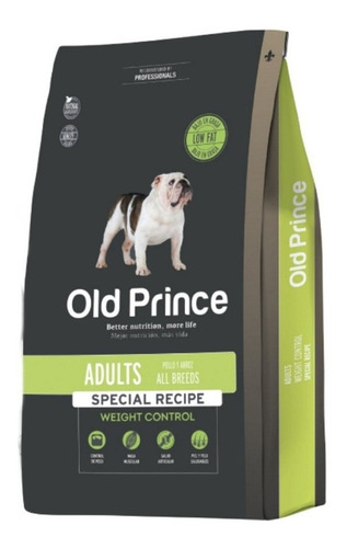Alimento Old Prince Special Recipe Weight Control para perro adulto todos los tamaños sabor mix en bolsa de 3 kg