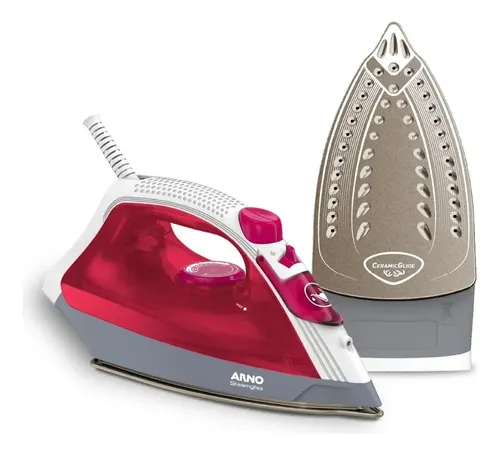 Ferro A Vapor Elétrico Arno Steamgliss Fsgc Cor Rosa