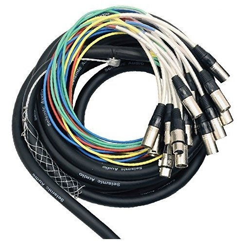 Sísmica  Sals12 X 4 X 25  12 Canal 25 Pro Etapa Xlr Cable Se