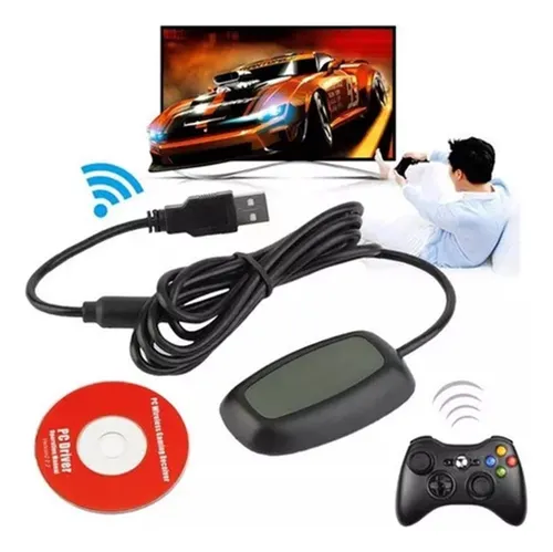 Adaptador Gamepad Con Receptor Usb Inalámbrico Para Pc Para