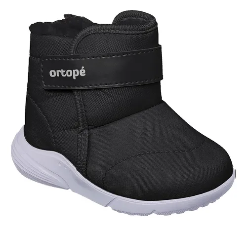 Bota Infantil Ortop Sport Baby Com L Preto Parcelamento sem juros
